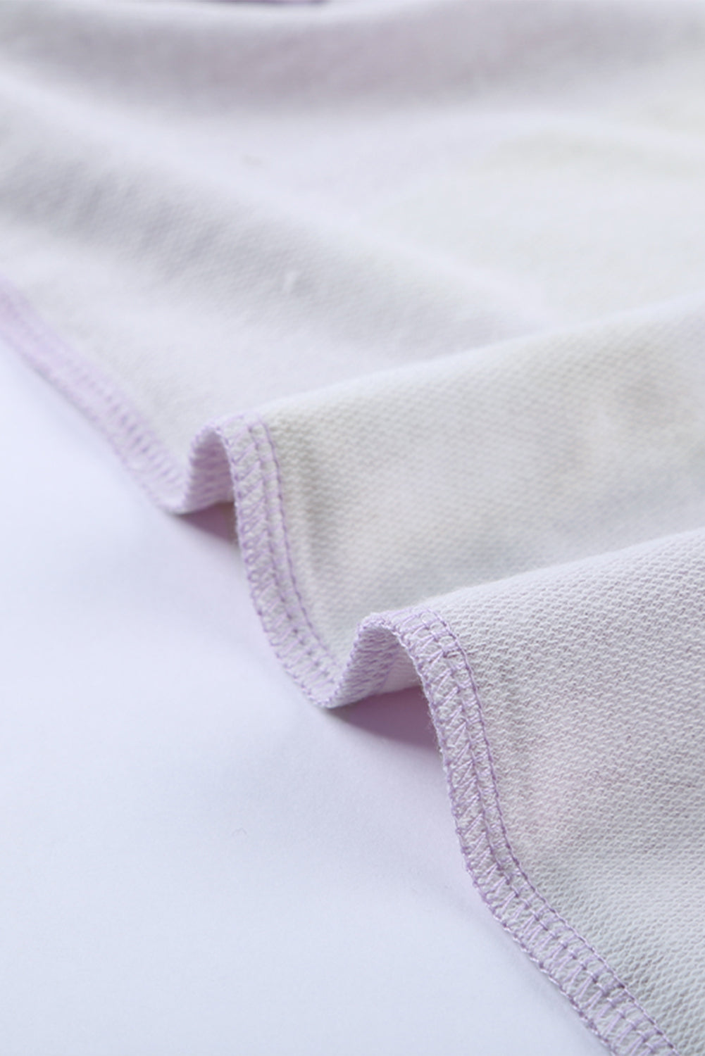 Tie-Dye Raglan Sleeve Top and Drawstring Pants Lounge Set
